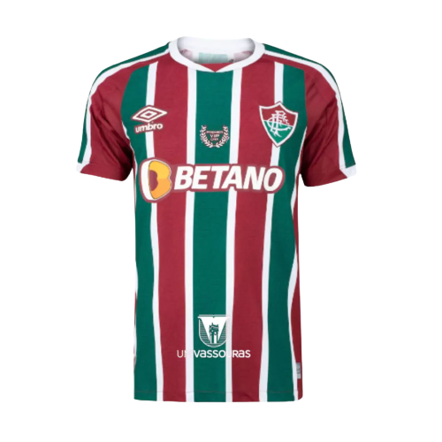 Camisa Fluminense Home 22/23 - Com Patrocínio - Torcedor - Masculino - Grená