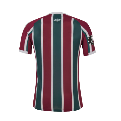 Camisa Fluminense Home 23/24 - Libertadores 2023 com Patrocínio e Patch - Torcedor - Masculino - Grená