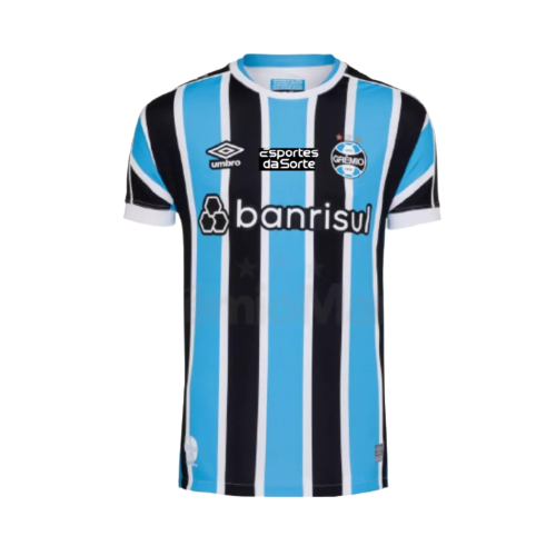 Camisa Grêmio Home 22/23 Com Patrocínio - Torcedor - Masculino - Azul