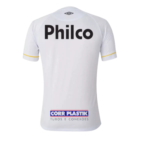 Camisa Santos Home 23/24 - Com Patrocínio -Torcedor - Masculino - Branca