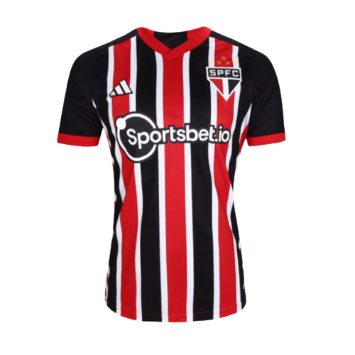 Camisa São Paulo Away 23/24 - Torcedor - Masculino - Vermelha e Preta